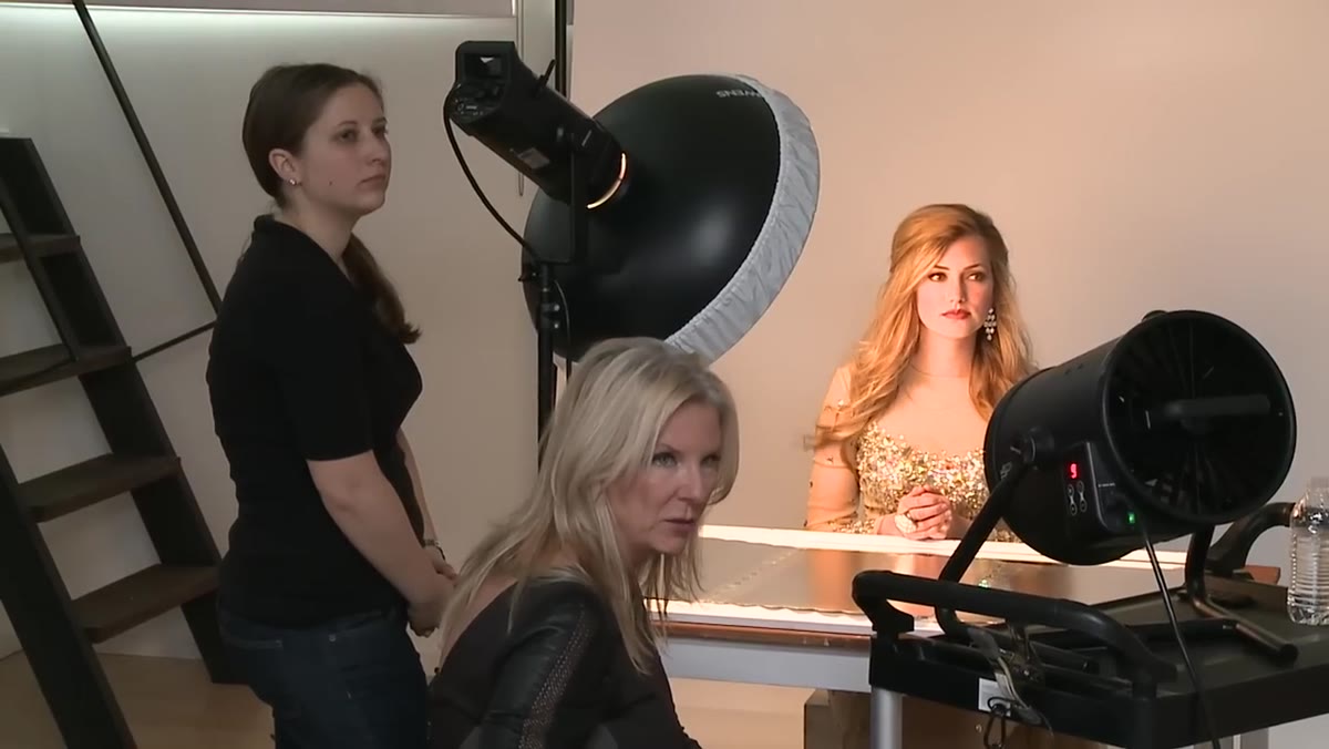 Histogram displaying exposure data for bright, clean skin tones