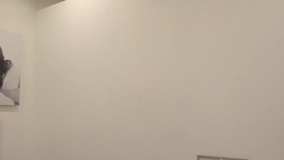 Large whiteboard and projector setup for in-studio image review