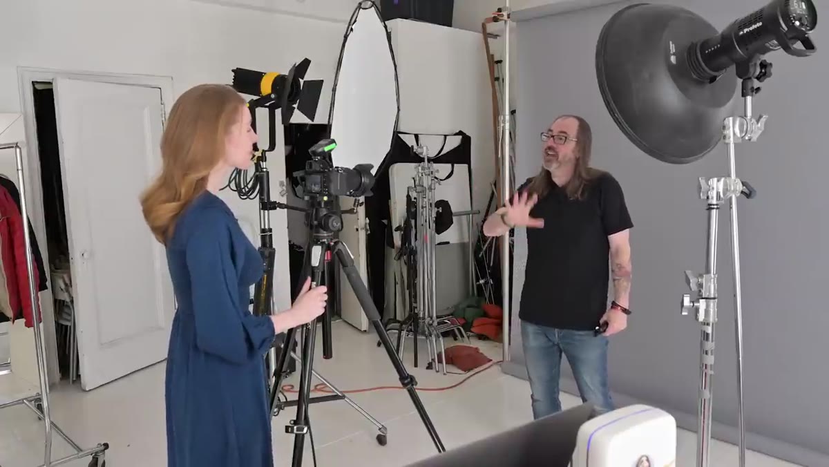 Camera settings being adjusted, shutter speed raised toward sync speed limit