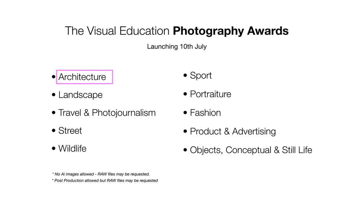 Ten award categories mentioned for the annual awards program