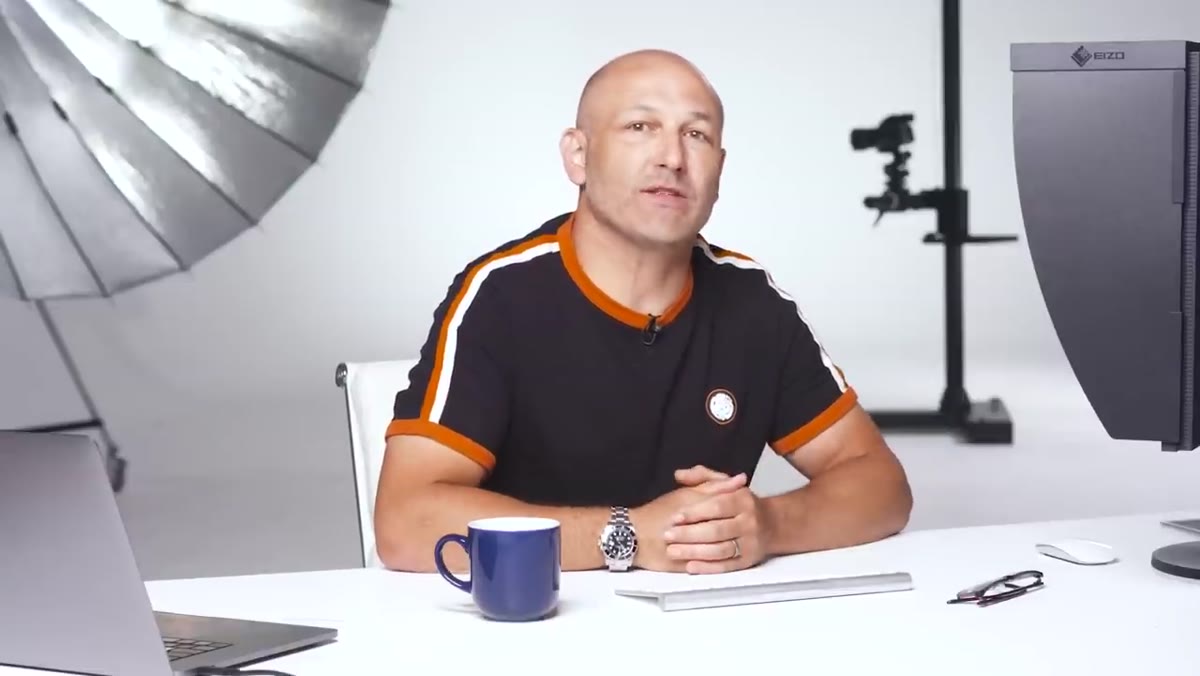 Presenter describes renting equipment before switching full systems