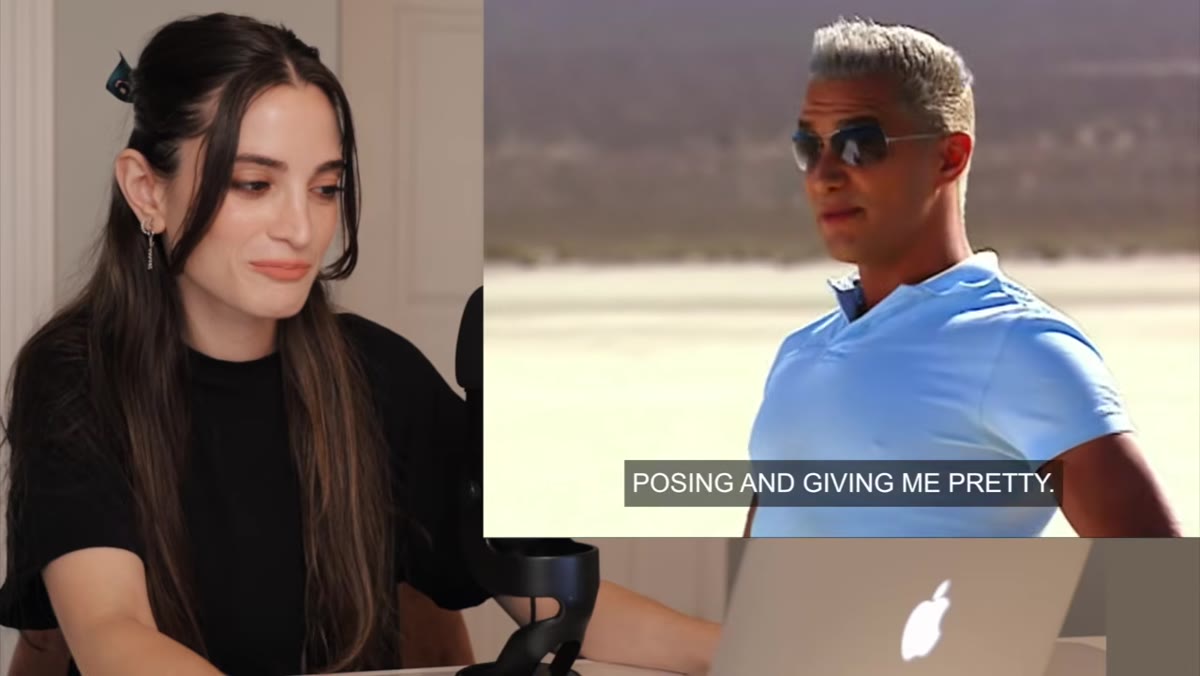 Photographer explaining the concept of desperation to models